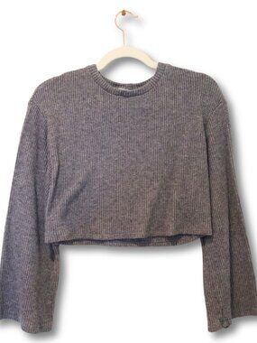 Urban Renewal remnants cropped long sleeve top